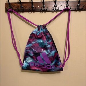 Adidas Multicolor Abstract Drawstring Bag